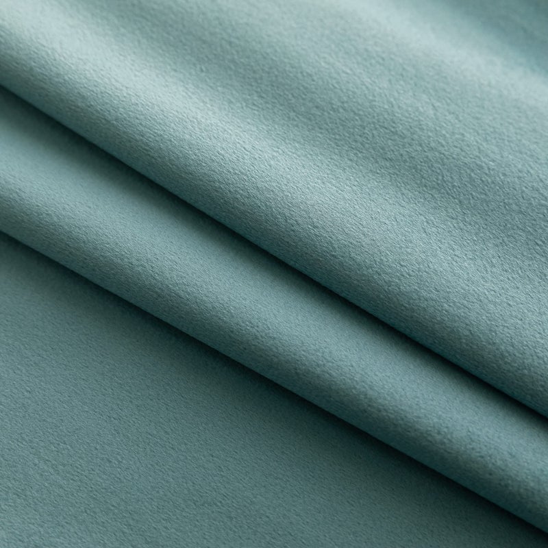 NiNi ALL Decorative Throw Pillow Covers Pack of 2  Velvet Cushion Case for Couch Bedroom Living Room Outdoor  Pillow Covers 20x20 Inch(50 x 50 cm) Light Blue - Image 4